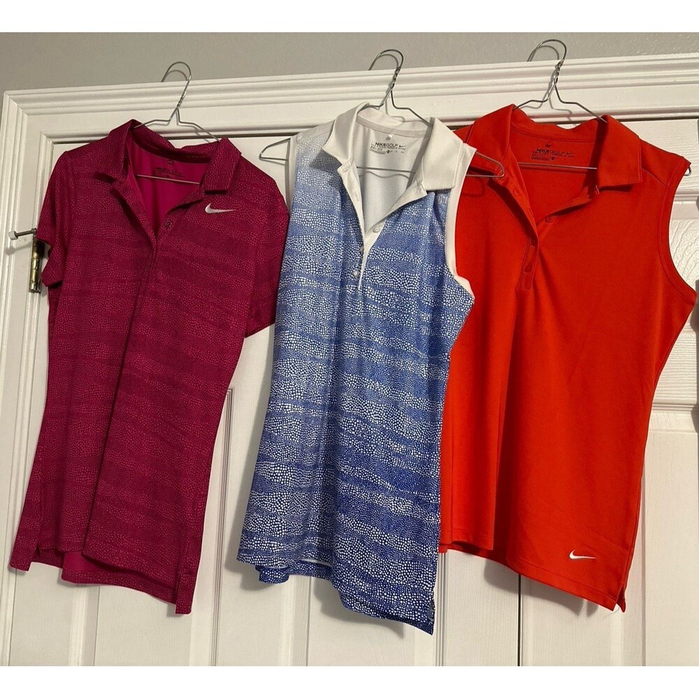 Bundle - (3) Women’s Nike Golf Dri-Fit Shirts